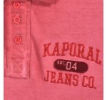 Kaporal Jeans: Polo manches courtes en coton piqué à 17,50€ au lieu de 35€