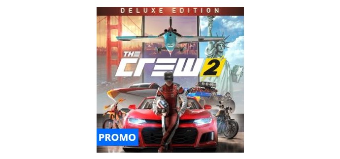 Playstation Store: Jeu PlayStation - The Crew 2 Edition Deluxe, à 59,99€ au lieu de 79,99€