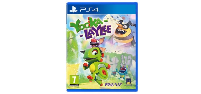 Zavvi: Jeu PS4 - Yooka-Laylee, à 29,99€ au lieu de 40,49€