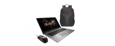 Asus: PC Portable - ASUS ROG GL702VM-GC304T Argenté + Souris gaming + Sac, à 1399€ au lieu de 1499€