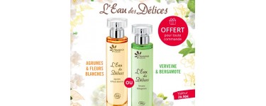 Fleurance Nature: 1 parfum eau des délices (Agrumes & fleurs blanches ou Verveine & bergamote) offert dès 20€