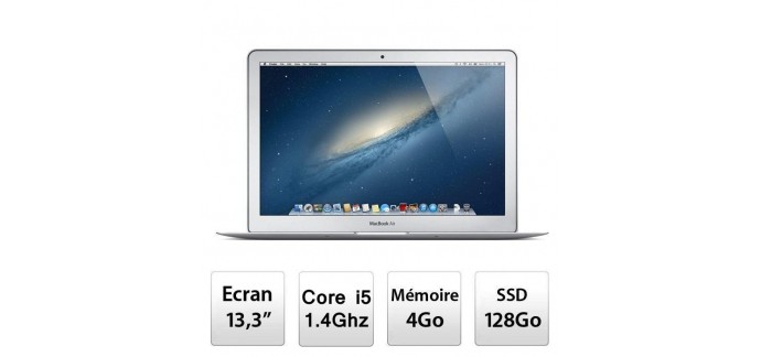 Cdiscount: Ordinateur portable Apple MacBook Air 13,3" MD760F/B à 639€ au lieu de 999€