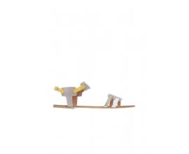 Sojeans: Sandales plates femme en cuir Loreak Mendian d'une valeur de 47,48€ au lieu de 94,95€