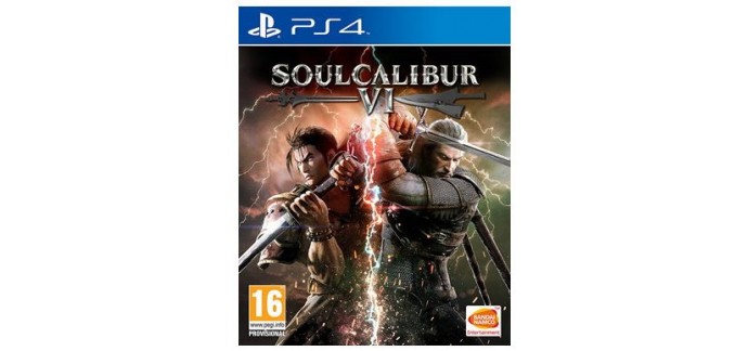 Base.com: Jeu Soul Calibur VI sur PS4 à 15,93€