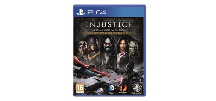 Playstation Store: Jeu PS4 Injustice:Les Dieux sont parmi nous Édition Ultime à 9,99€ au lieu de 59,99€