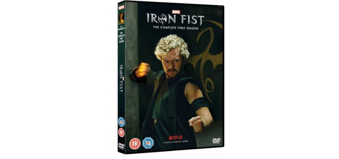 Zavvi: DVD - Marvel's Iron Fist Season 1, à 22,99€ au lieu de 26,49€
