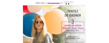 Hellocoton: A gagner des lunettes de soleil Nathalie Blanc Paris