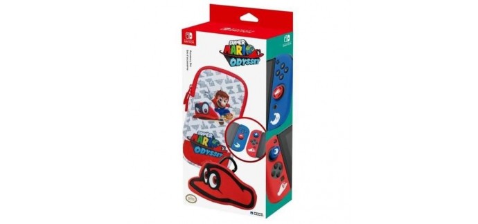 Cdiscount: Pack d'accessoires Mario Odyssey Hori pour Nintendo Switch à 8,75€ 