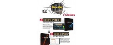 KR home-studio: 1 Cubase Pro 9.5 et 1 Dorico Pro 2 à gagner