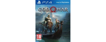 Rakuten: Jeu God Of War sur PS4 à 29,89€ au lieu de 69,99€