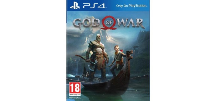 Rakuten: Jeu God Of War sur PS4 à 29,89€ au lieu de 69,99€