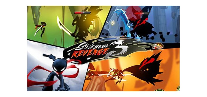 Google Play Store: Jeu Androïd Stickman Revenge 3: League of Heroes offert au lieu de 3,99€