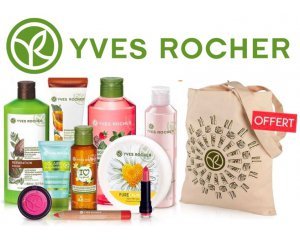 Yves Rocher: 5 produits de beauté au choix + 1 Tote bag offert + livraison gratuite à 19,90€