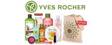 Yves Rocher: 5 produits de beauté au choix + 1 Tote bag offert + livraison gratuite à 19,90€