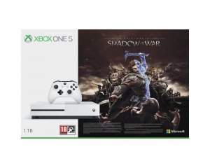 Amazon: Console Xbox One S blanche 1To édition Shadow of War à 183,99€