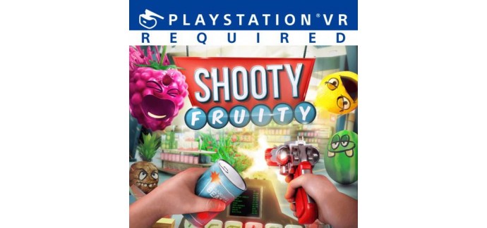 Playstation Store: Jeu PS4 VR Shooty Fruity à 11,99€ au lieu de 19,99€