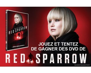 Allociné: 10 DVD du film "Red Sparrow" à gagner