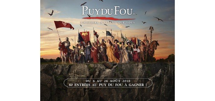 Familiscope: 30 lots de 2 entrées pour le Grand Parc du Puy du Fou à gagner