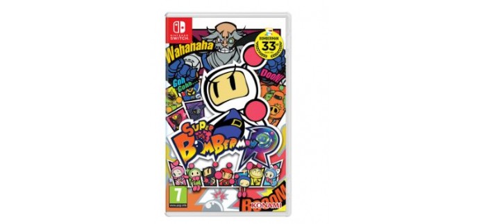 Nintendo: Jeu Super Bomberman R sur Nintendo Switch (dématérialisé) à 4,49€