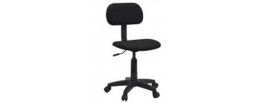 Cdiscount: Chaise de bureau dactylo tissu noir à 9,99€