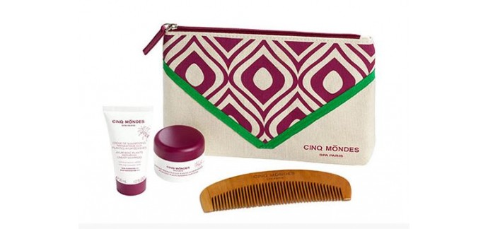 Cinq Mondes: 2 produits corps OU 1 invitation + 1 produit corps achetés = Trousse secrets Ayurvédiques offerte 