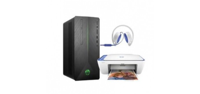 Cdiscount: PC de Bureau - HP Pavilion Gaming 690-0004nf + Imprimante + Casque, à 929,99€ au lieu de 989,08€