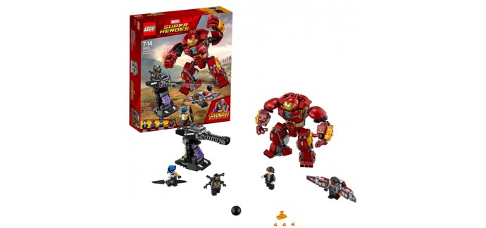 Cdiscount: Lego Marvel Super Heroes - Le Combat de Hulkbuster - 76104 à 23,99€
