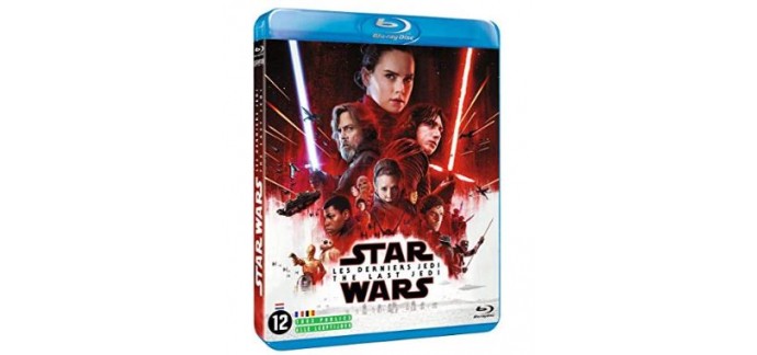 Amazon: BluRay - Star Wars: Les Derniers Jedi, à 19,99€ au lieu de 25€