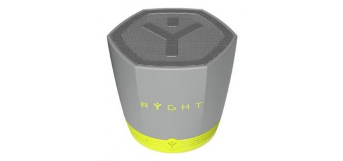 Cdiscount: Enceinte Bluetooth - RYGHT Exago Gris/Vert, à 9,99€ au lieu de 19,99€