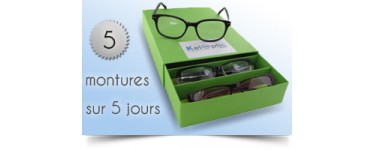 KelOptic: Essai gratuit de vos lunettes à domicile