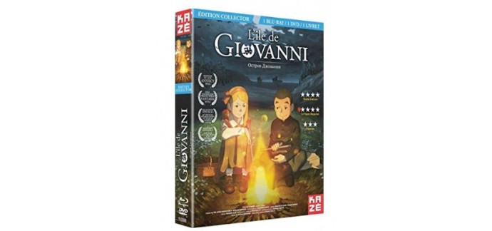 Amazon: BluRay - L'Ile de Giovanni (Edition Collector BluRay + DVD), à 21,33€ au lieu de 35,65€