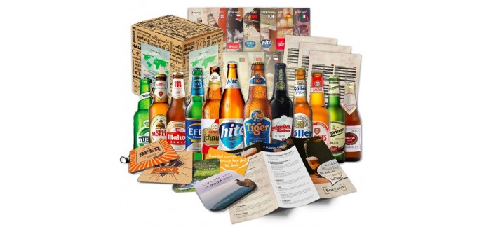 Amazon: Pack de 12 bières du monde livré dans une boîte cadeau à 32,90€