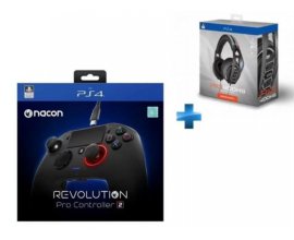 Rue du Commerce: Manette Révolution Pro Controller 2 NACON + Casque RIG 400 HS PS4/PC à 99,90€