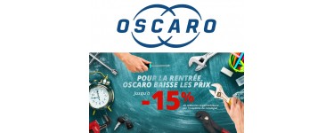 Oscaro: 15% de réduction sur toutes les pièces détachées de voiture