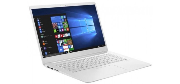 Carrefour: 3 ordinateurs ASUS - VivoBook – Blanc et 1 an de shopping chez Showroomprivé à gagner
