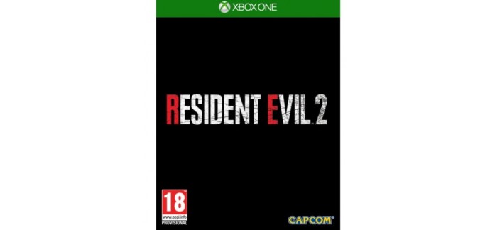 Cultura: [Précommande] Jeu XBOX One - Resident Evil 2, à 49,99€ au lieu de 59,99€