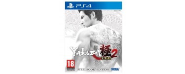 Rakuten: [Précommande] Jeu PS4 - Yakuza Kiwami 2 Steelbook Edition, à 37,99€ au lieu de 49,99€