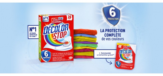 La Belle Adresse: Lingettes Decolor-Stop 6 anti-décoloration offertes