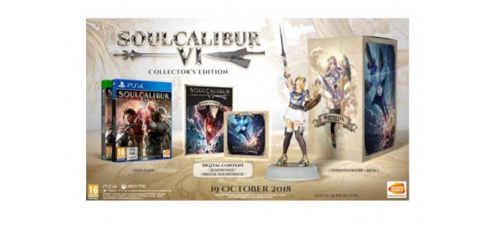 Cultura: [Précommande] Jeu PS4 - SoulCalibur VI Edition Collector, à 139,99€ au lieu de 149,99€