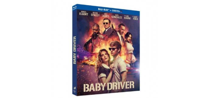 Amazon: Baby Driver en BluRay + Digital UltraViolet à 6,90€