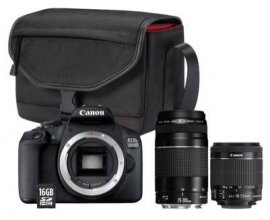 Darty: Reflex Canon EOS 2000D + 2 objectifs + SD 16Go + sac à 479€ au lieu de 599€