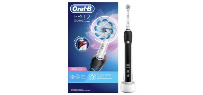 Amazon: Brosse à Dents électrique rechargeable ORAL B PRO 2 2000S à 52,13€