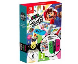 Amazon: Super Mario Party sur Nintendo Switch + 1 paire de Joy-Con Néon Vert et Rose à 87,46€