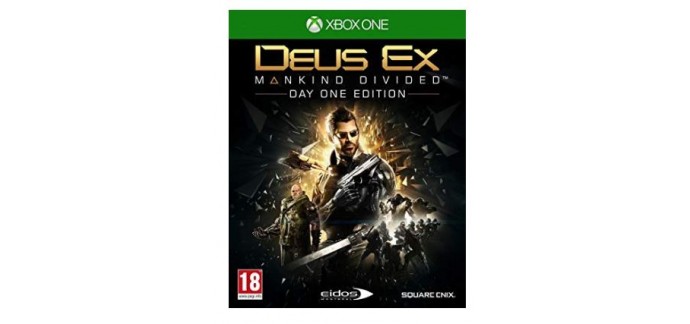 Amazon: Jeu XBOX One - Deus Ex: Mankind Divided Day One Edition, à 5€ au lieu de 69,99€