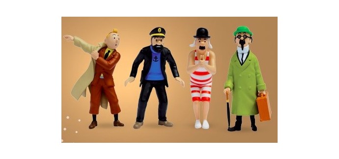 Fnac: 1 figurine collector Tintin offerte (parmi 9 modèles) pour 2 albums Tintin achetés