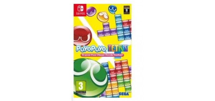 Cdiscount: Jeu NINTENDO Switch - Puyo Puyo Tetris, à 26,99€ au lieu de 39,99€
