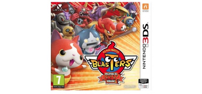 Cultura: Jeu NINTENDO 3DS - Yo-Kai Watch Blasters: Peloton du chat rouge, à 34,99€ au lieu de 39,99€  