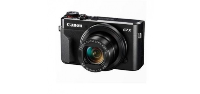 Cdiscount: Appareil Photo Compact - CANON PowerShot G7X MKII 20 Mpx, à 479,74€ au lieu de 504,99€