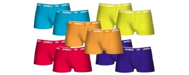 Groupon: Pack de 10 boxers de la marque Umbro en coton à 39,90€
