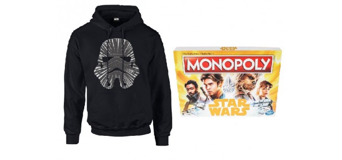 Zavvi: Un sweat à capuche Star Wars acheté = Un Monopoly Star Wars Han Solo offert